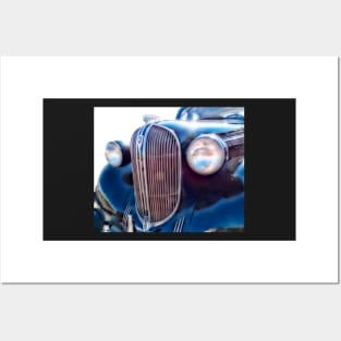 Classic  Car Grill 1938 Plymouth Posters and Art